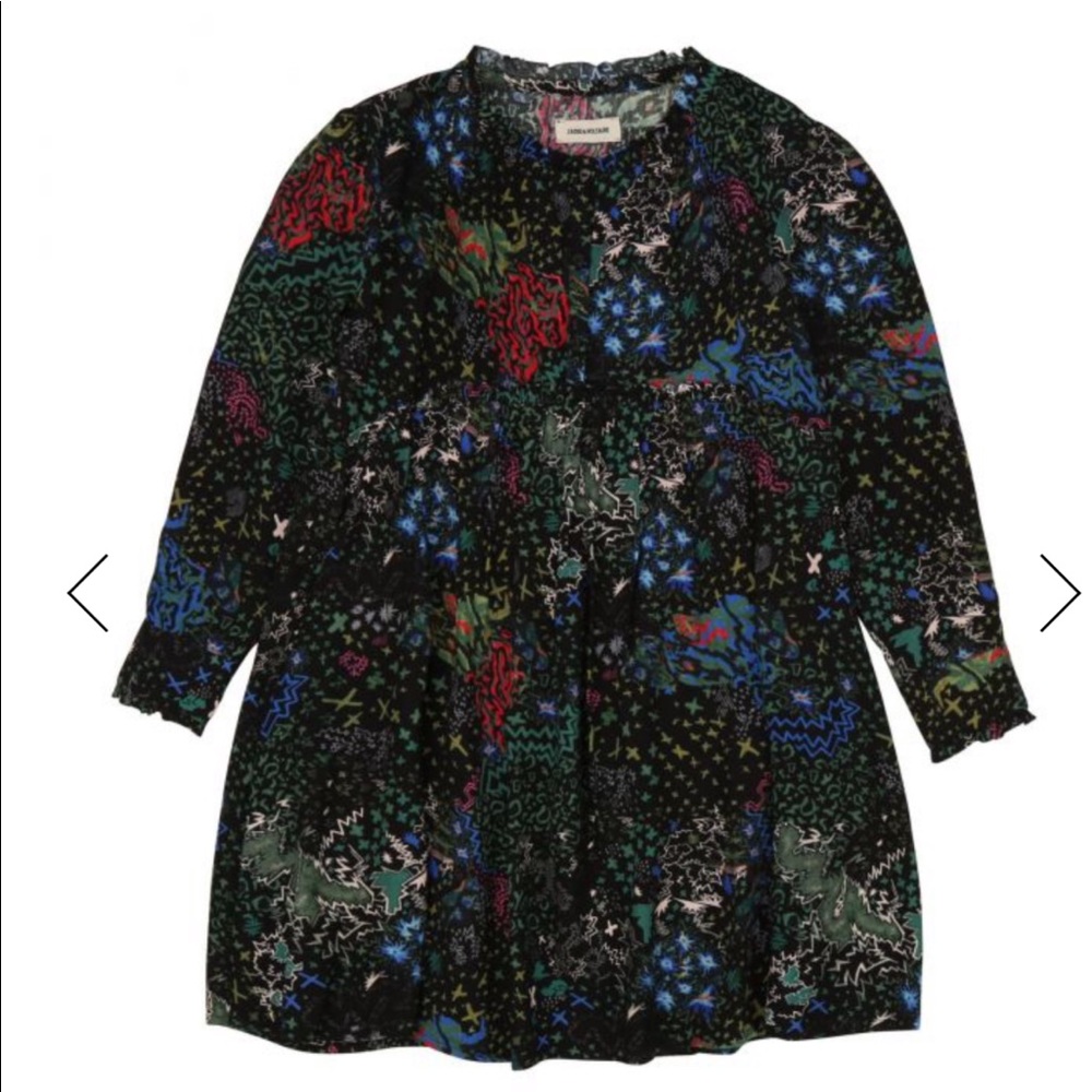 Zadig & Voltaire Girls Printed Dress sz 12